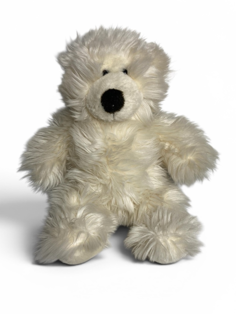 VTG Russ Berrie Wubba Teddy Bear 12" Plush Stuffed Animal Cream Off-White.